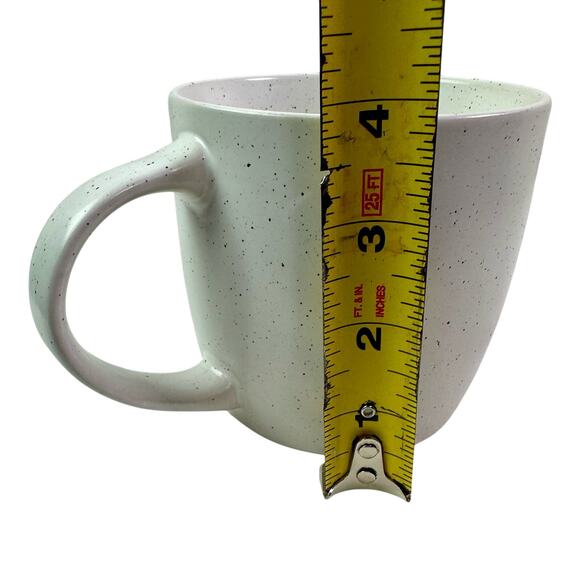 3/$20 I Love My Cat White Speckled Ceramic Graphic Wide Coffee Mug Tea Dishes - Picture 6 of 6